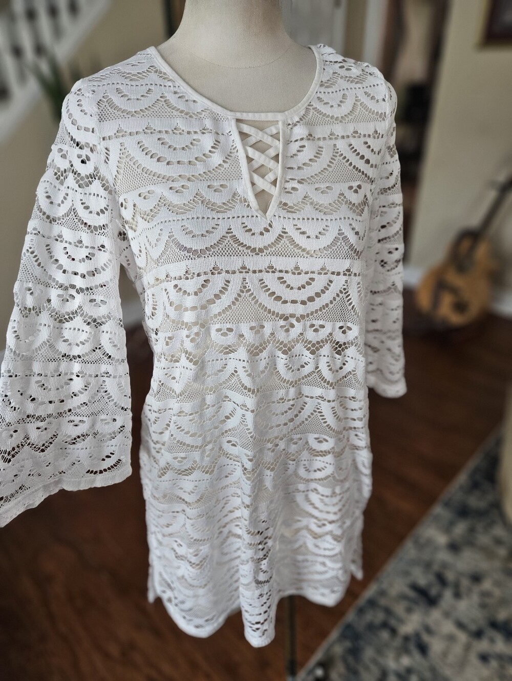 A. N. A. Lace Dress Small